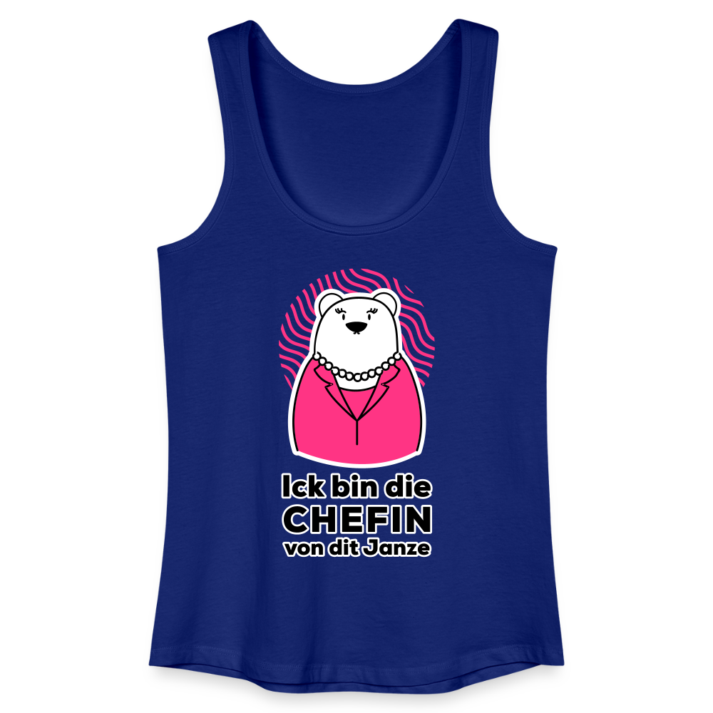Chefin - Frauen Bio Tank Top - Königsblau