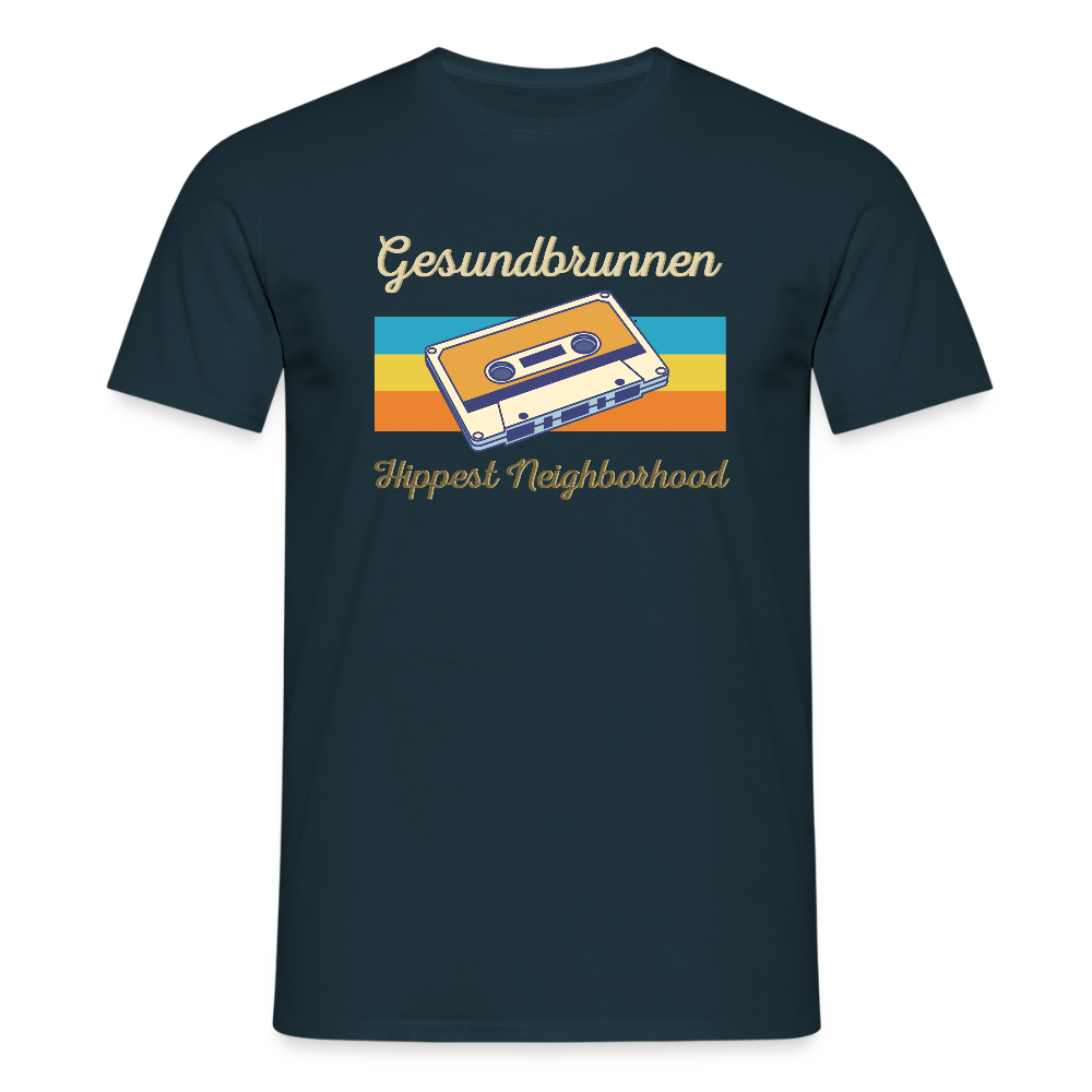 Gesundbrunnen Hippest Neighborhood - Männer Premium T-Shirt - Navy