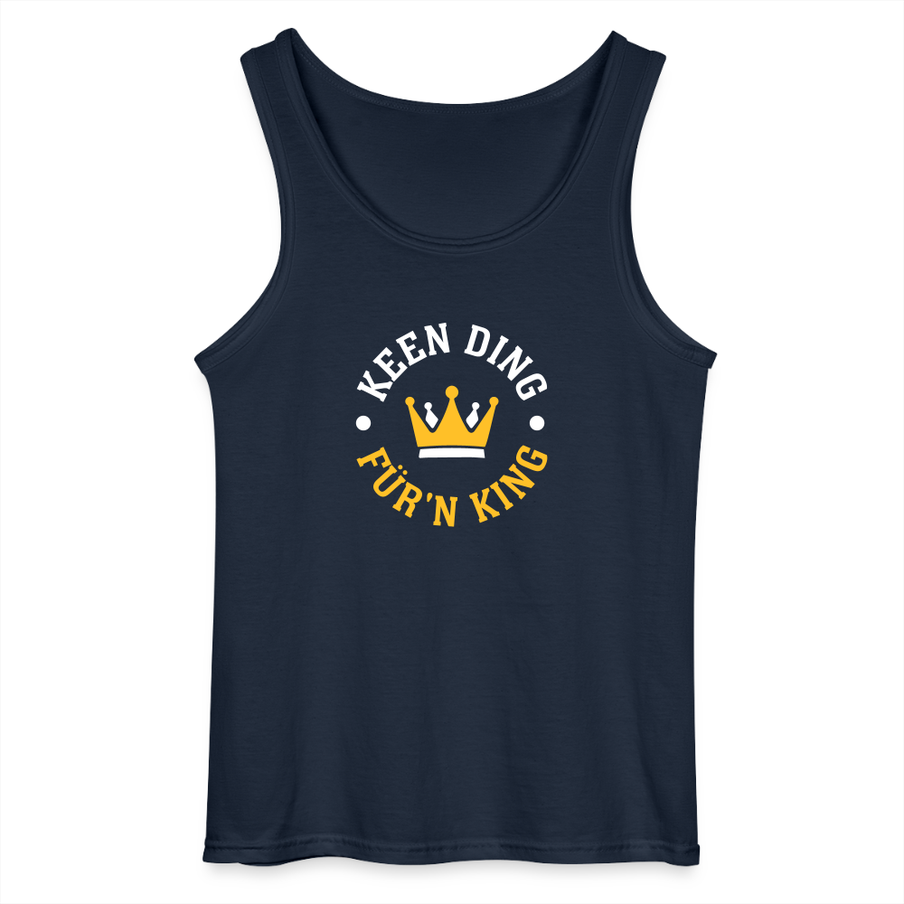 Keen Ding für'n King - Männer Tank Top - Navy