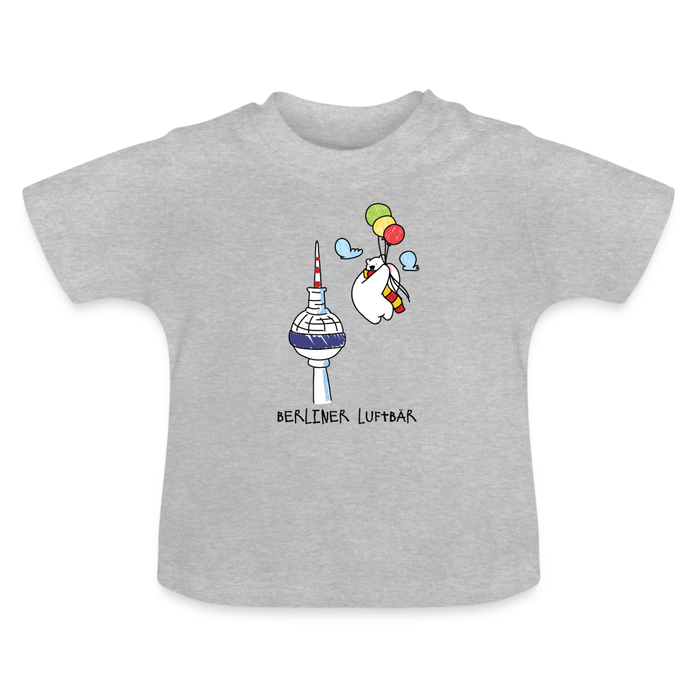 Berliner Luftbär - Baby T-Shirt - Grau meliert