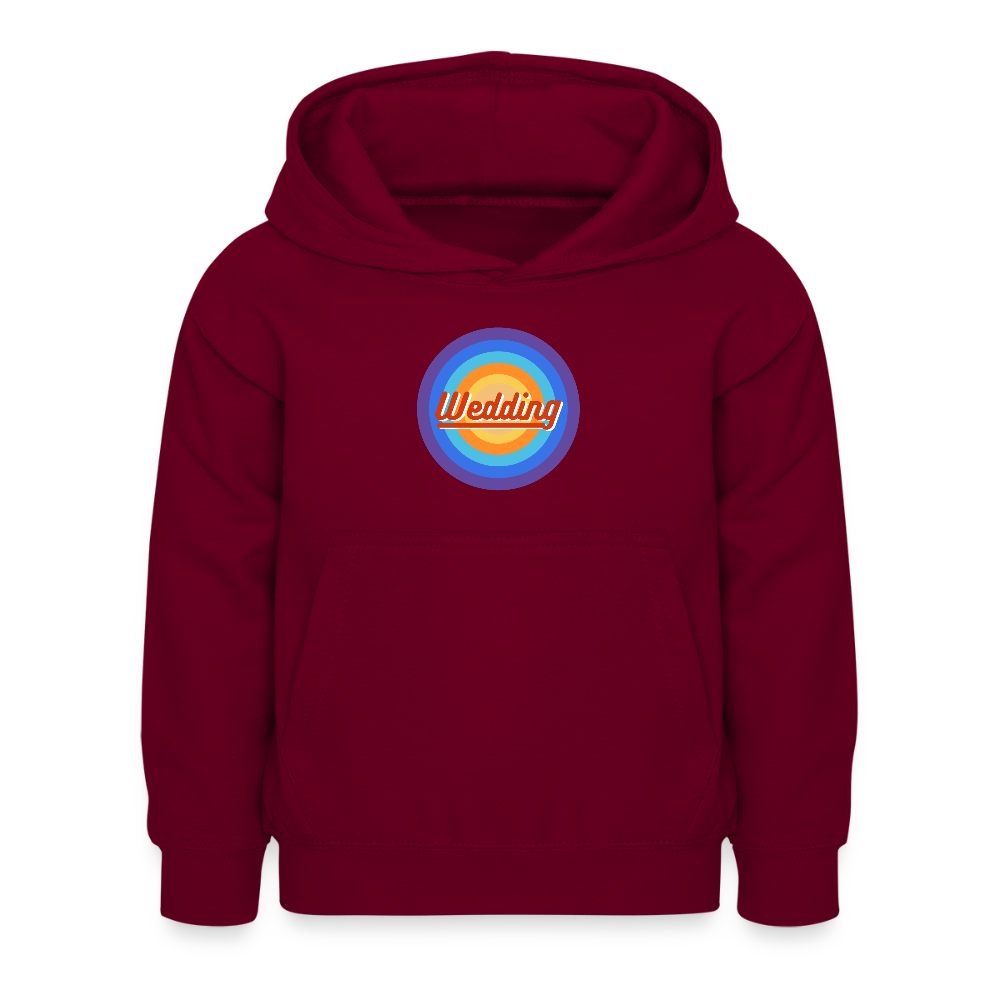 Wedding Retro - Kinder Hoodie - Bordeaux