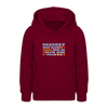 d.b.d.d.h.k.P - Teenager Hoodie - Bordeaux