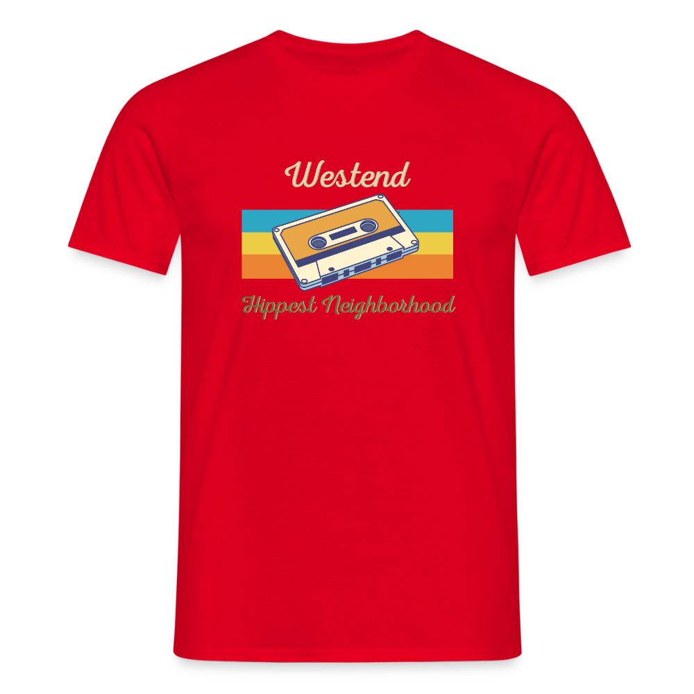 Westend Hippest Neighborhood - Männer Premium T-Shirt - Rot