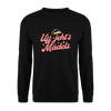 Uff jeht’s Mädels - Unisex Pullover - Schwarz