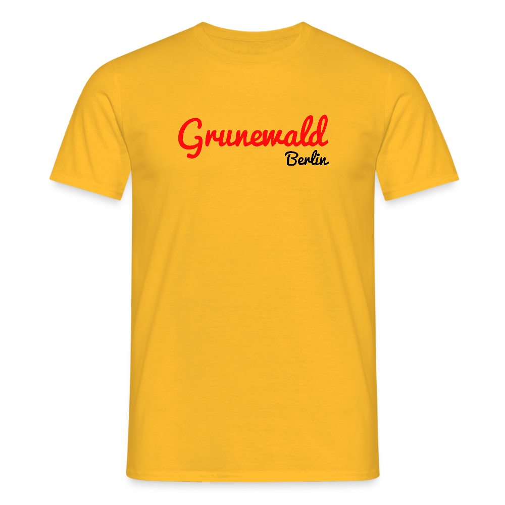 Grunewald Berlin - Männer Premium T-Shirt - Gelb