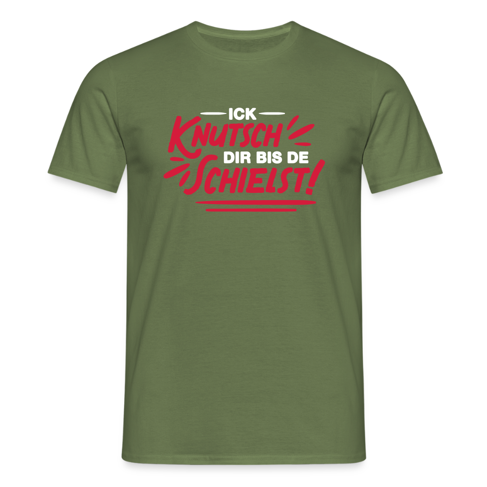 Ick knutsch dir! - Männer Premium T-Shirt - Militärgrün