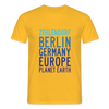 Zehlendorf Planet Earth - Männer Premium T-Shirt - Gelb