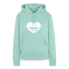 I love Berlin weiß - Frauen Premium Hoodie - Mint 
