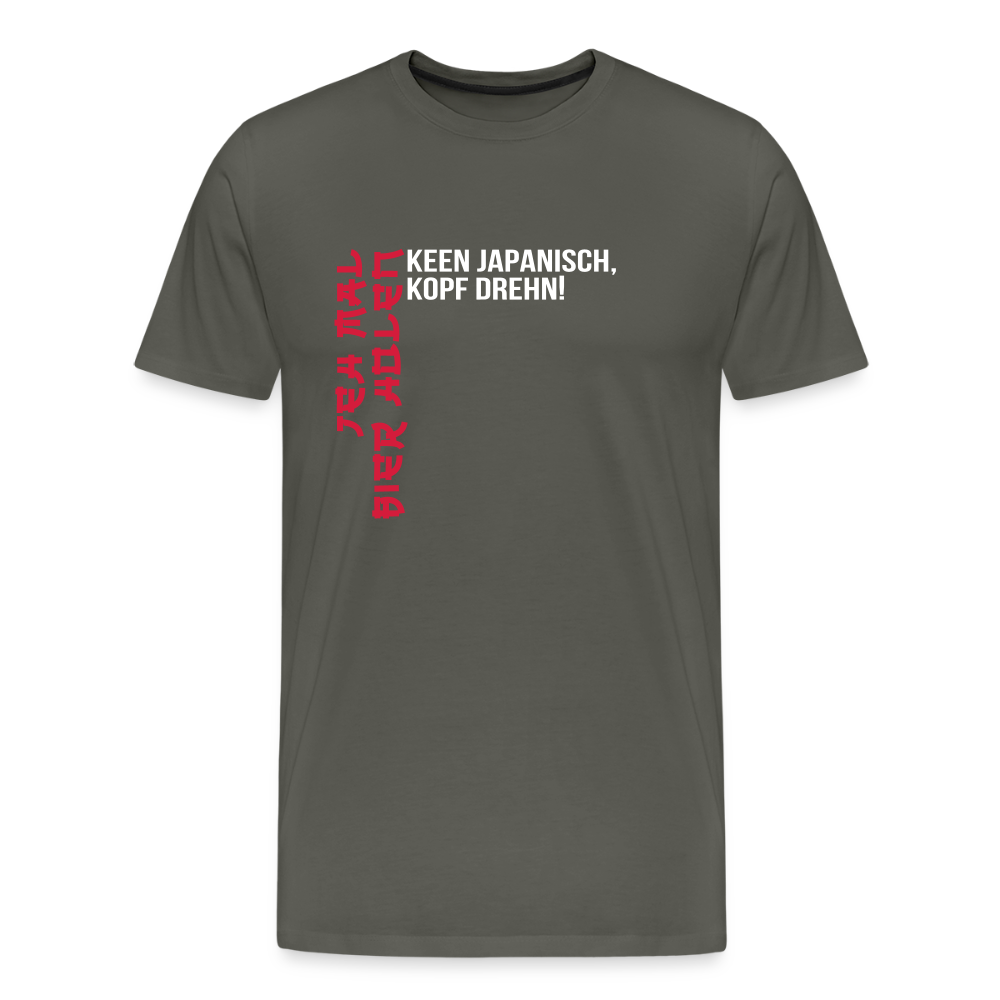 Jeh mal Bier holen! - Männer Premium T-Shirt - Asphalt