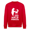 Bürjameesta - Unisex Bio Sweatshirt - Rot