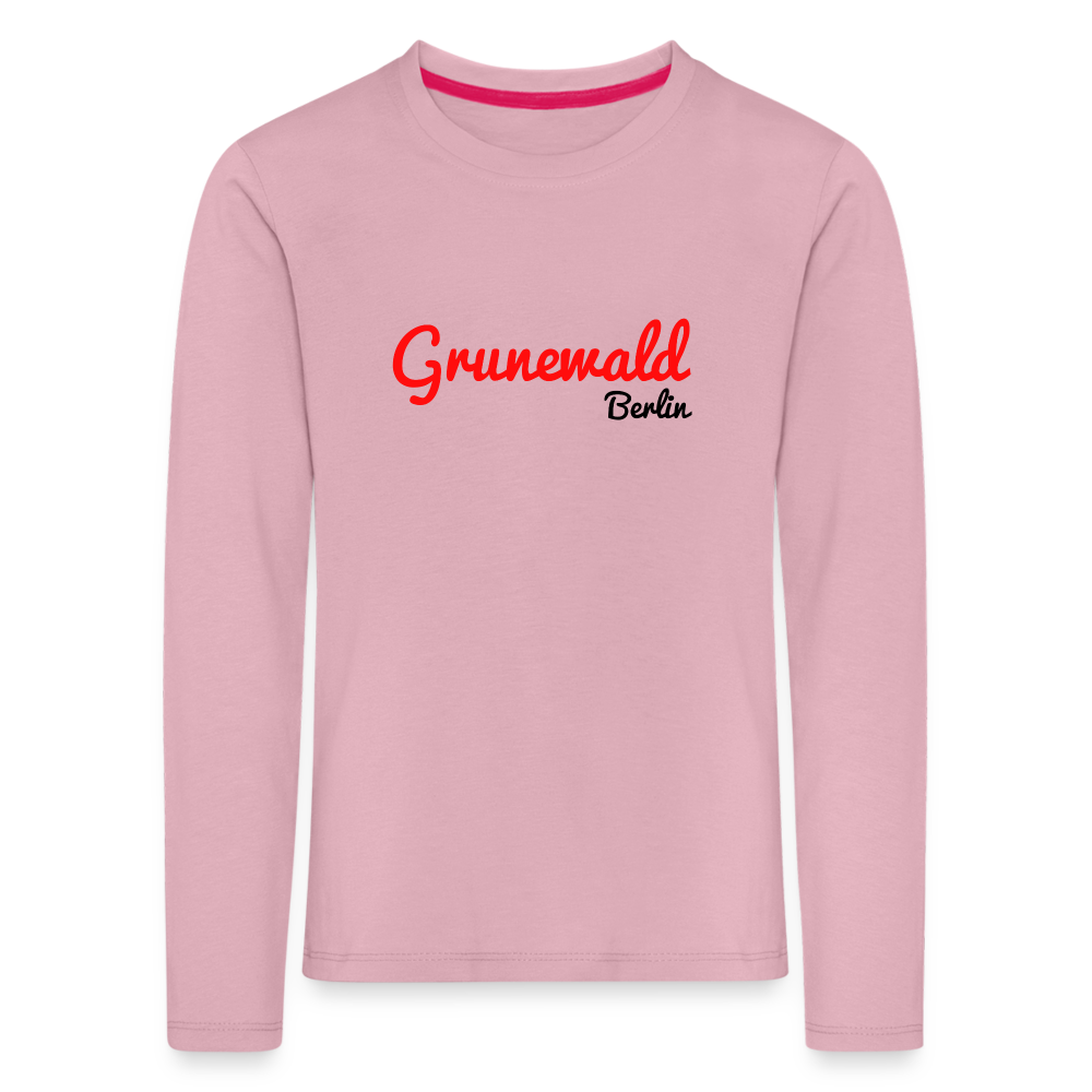 Grunewald Berlin - Kinder Langarmshirt - Hellrosa