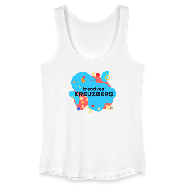 Kreatives Kreuzberg - Frauen Bio Tank Top - Weiß