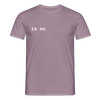 Is So  - Männer Premium T-Shirt - Lilagrau