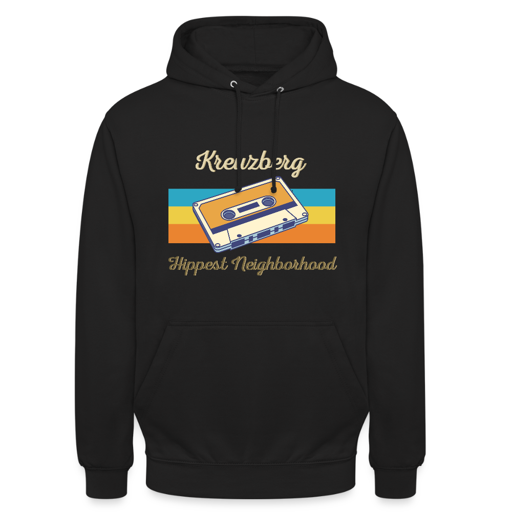 Kreuzberg Hippest Neighborhood - Unisex Hoodie - Schwarz