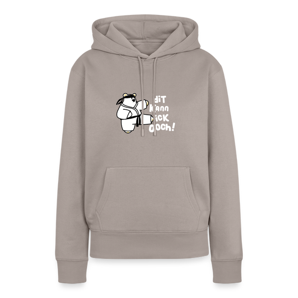 Dit kann ick ooch! - Frauen Premium Hoodie - Taupe
