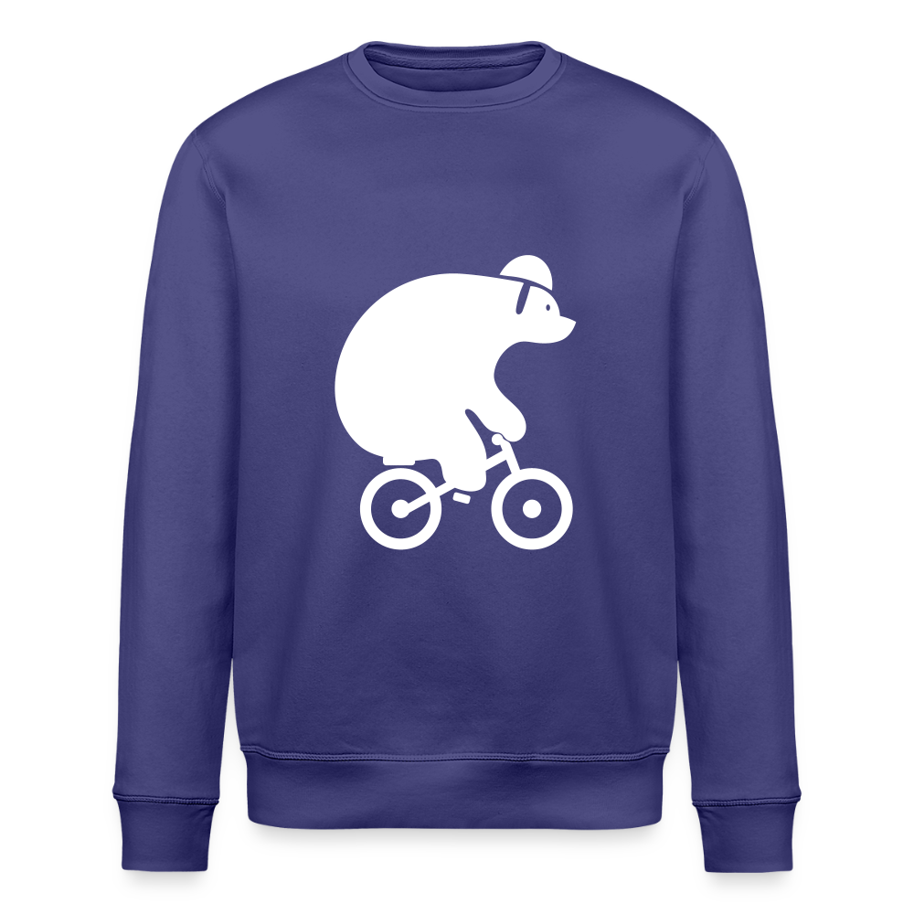 Fahrradbär - Unisex Bio Sweatshirt - Dämmerung
