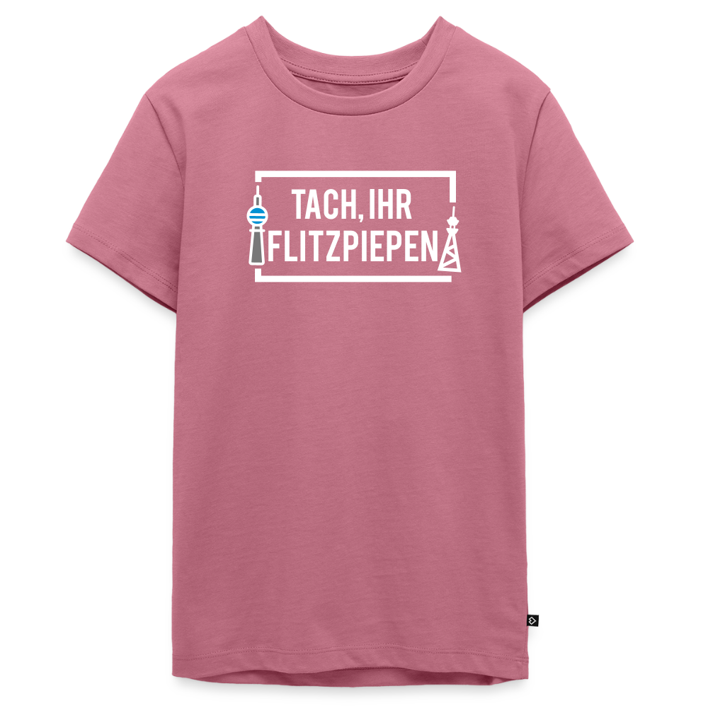 Tach ihr Flitzpiepen - weiß - Teenager Premium T-Shirt - Mauve