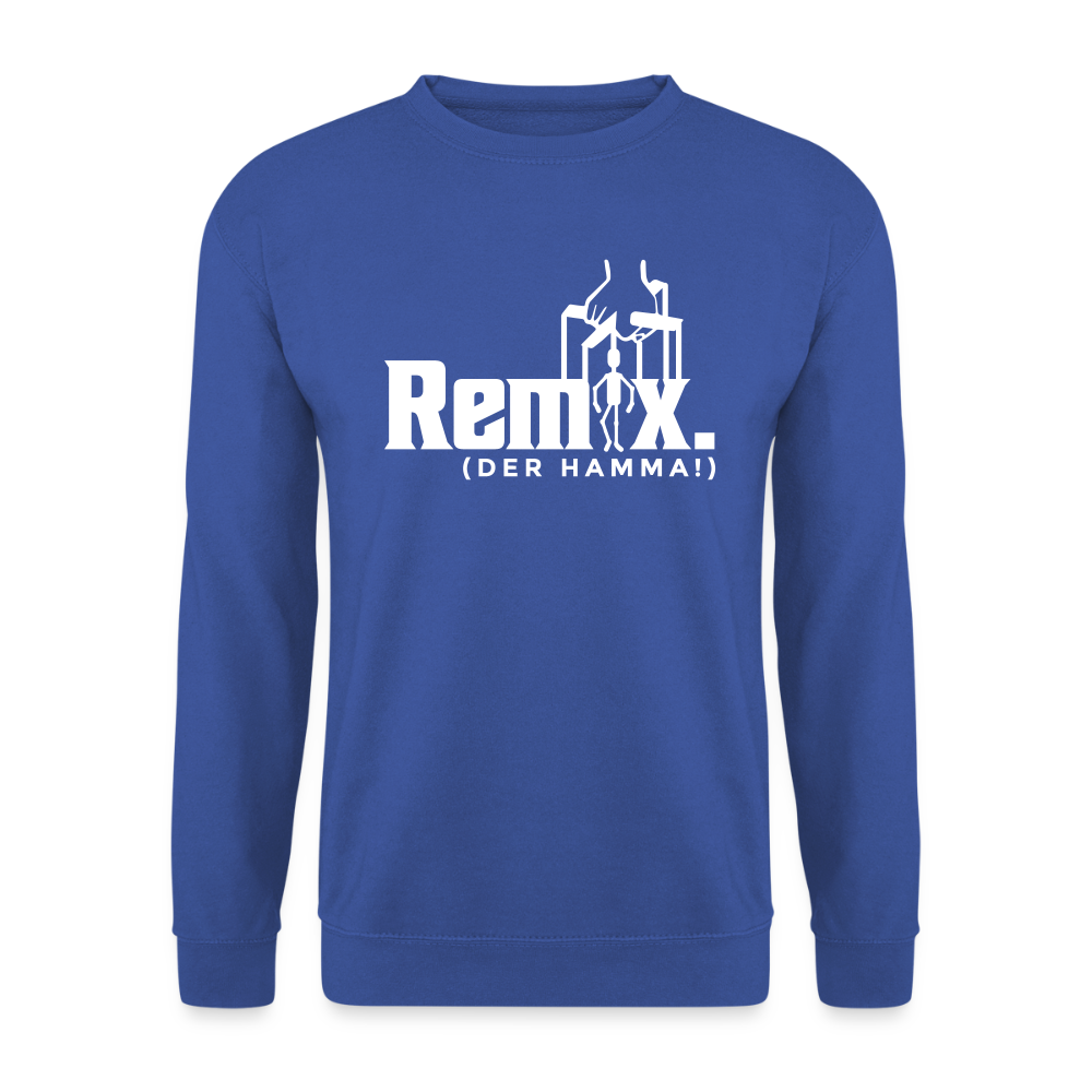 Remix. - Unisex Pullover - Royalblau