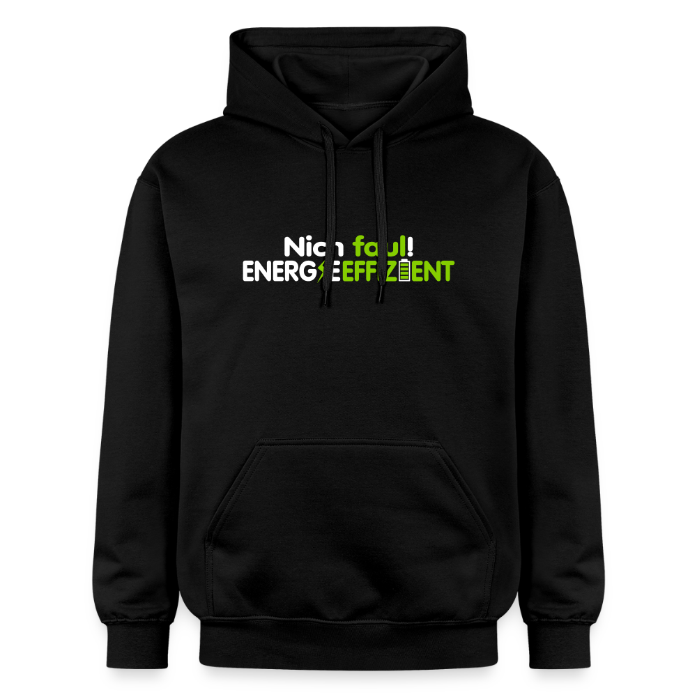 Nich faul! Energieeffizient! - Hoodie - Schwarz