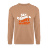 Sex, Drucks & Currywurst - Unisex Pullover - Mocca