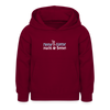 Meene Kleene macht dir Beene! - Kinder Hoodie - Bordeaux