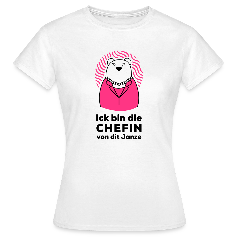 Chefin - Frauen Premium T-Shirt - Weiß
