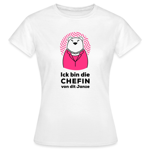 Chefin - Frauen Premium T-Shirt - Weiß
