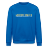Misstrau' Kamel'n! (trinken wöchentlich) - Unisex Bio Sweatshirt - Königsblau