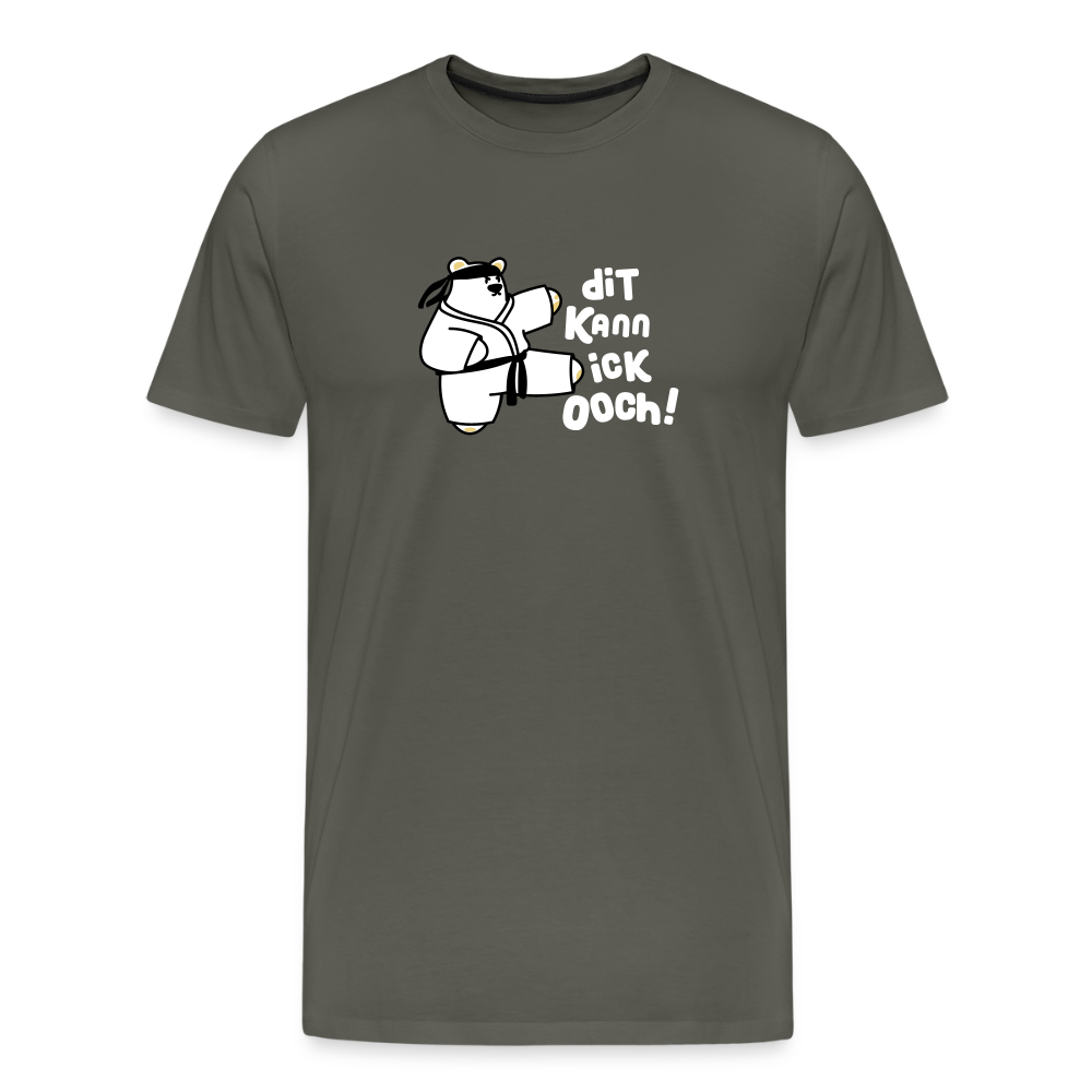 Dit kann ick ooch! - Männer Premium T-Shirt - Asphalt