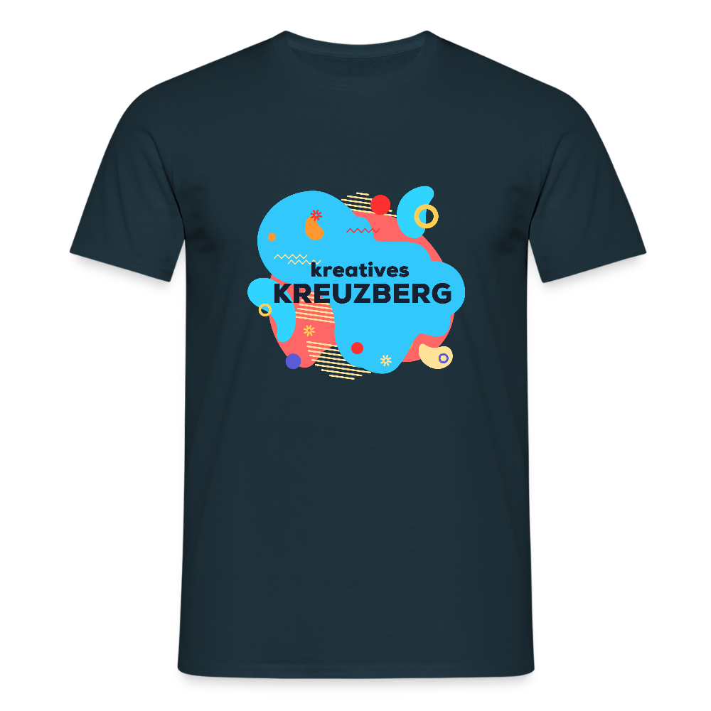 Kreatives Kreuzberg - Männer Premium T-Shirt - Navy