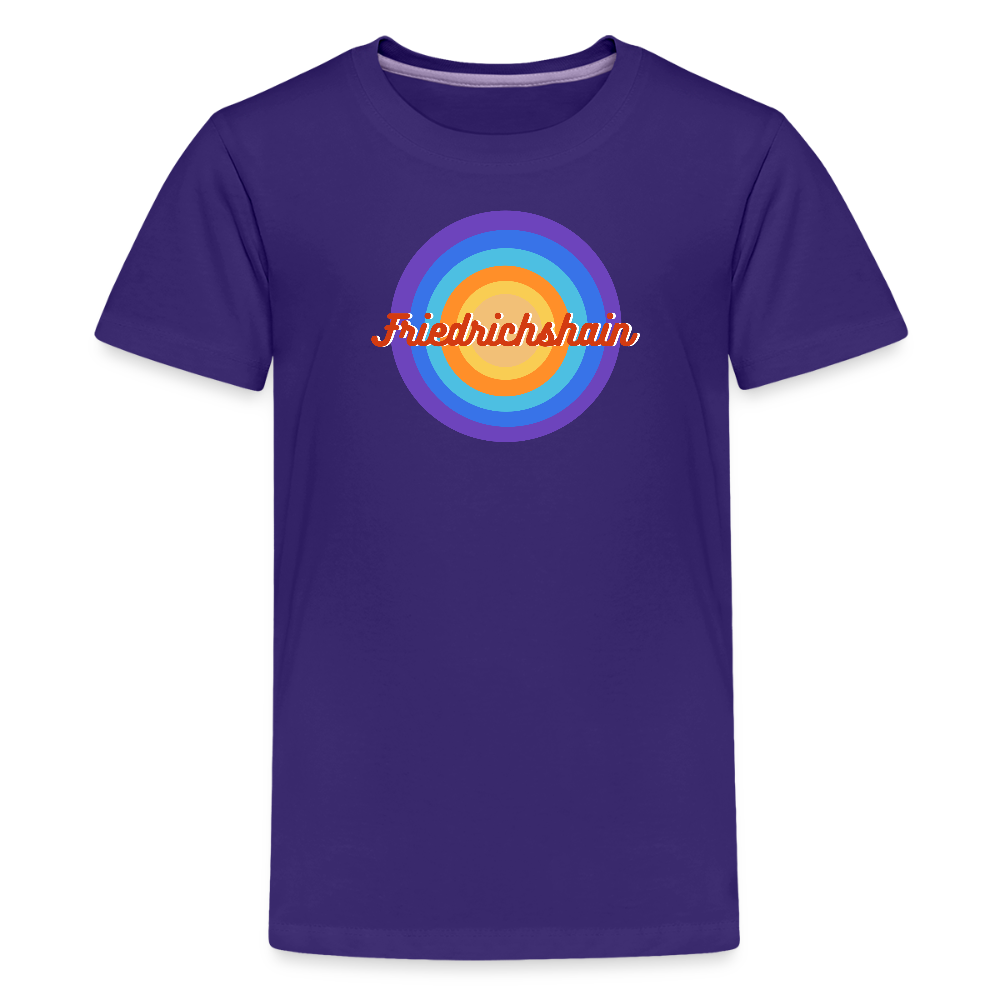 Friedrichshain Retro - Teenager Premium T-Shirt - Lila