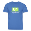 U1 - Unisex Bio T-Shirt - Achtsames Blau