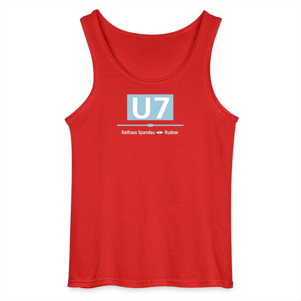 U7 - Männer Tank Top - Rot