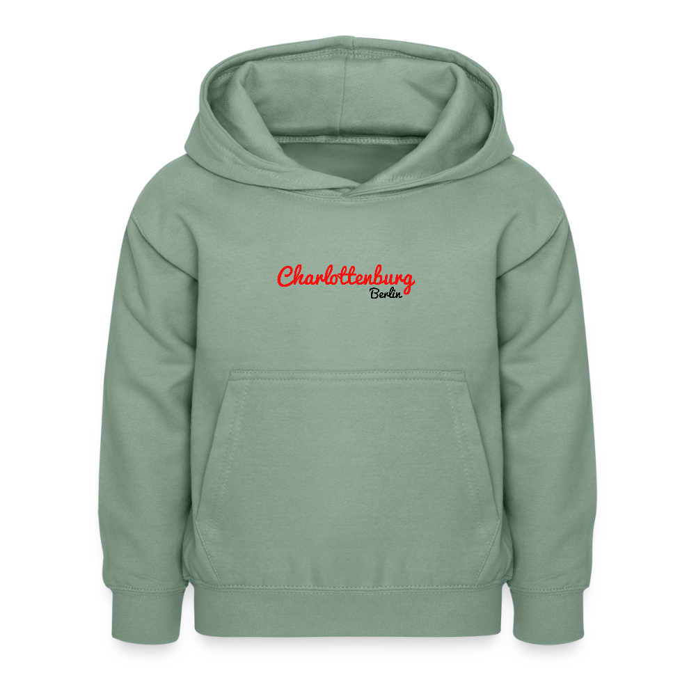 Charlottenburg Berlin - Kinder Hoodie - Graugrün