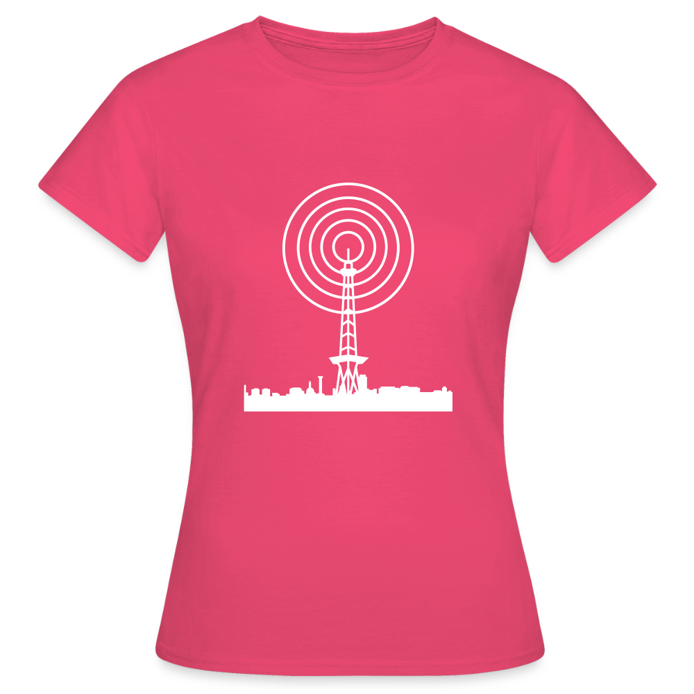 Funkturm im Fokus - Frauen Premium T-Shirt - Azalea