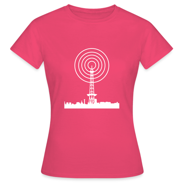 Funkturm im Fokus - Frauen Premium T-Shirt - Azalea
