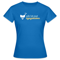 wär ick mal liejenjeblieben - Frauen Premium T-Shirt