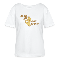 Ick bin uff allet jefasst - Relaxed Rundhals Frauen Bio-T-Shirt