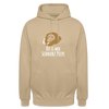 Dit is mir Schnurz Affe - Unisex Hoodie - Beige