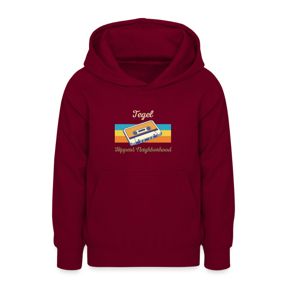 Tegel Hippest Neighborhood - Teenager Hoodie - Bordeaux