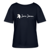 Janz Jenau - Relaxed Rundhals Frauen Bio-T-Shirt - Navy