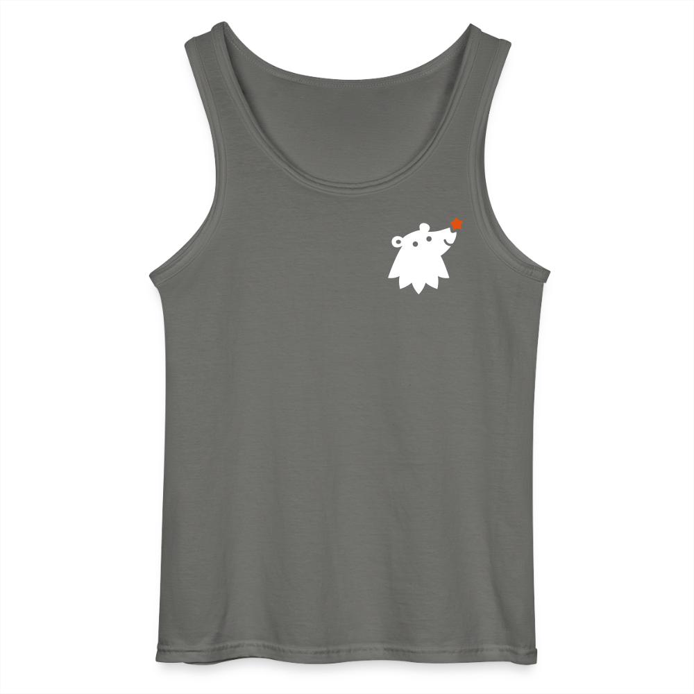 Schnauze Bär - Männer Tank Top - Anthrazit
