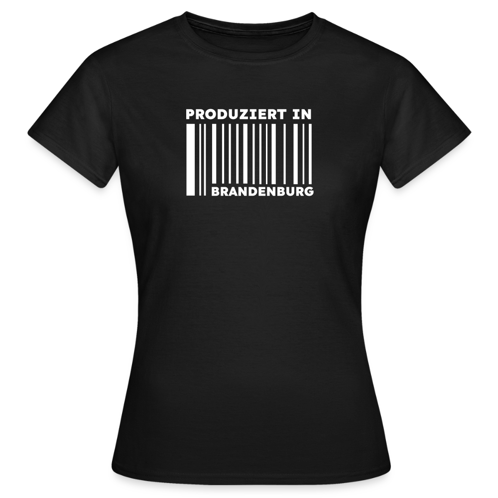 PRODUZIERT IN BRANDENBURG - Frauen Premium T-Shirt - Schwarz