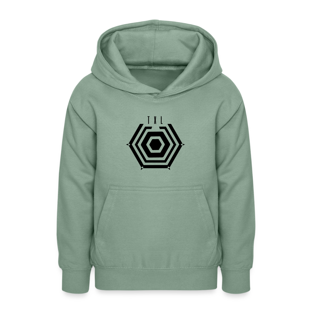 Tegel TXL Umrisse - Teenager Hoodie - Graugrün