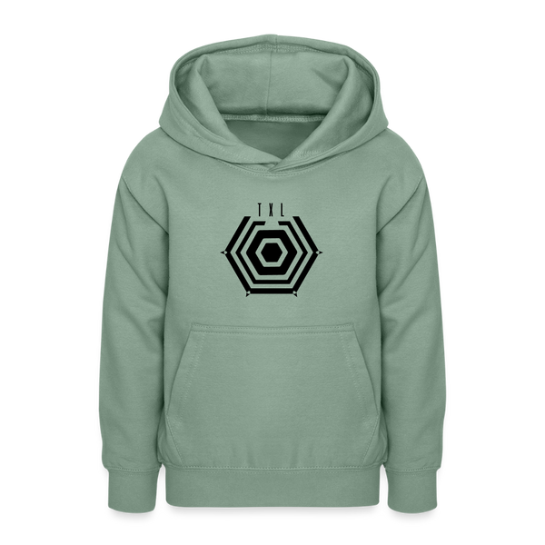 Tegel TXL Umrisse - Teenager Hoodie - Graugrün