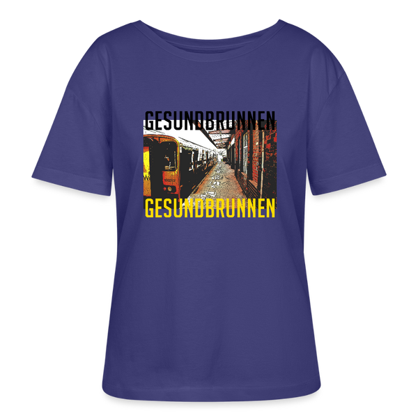 Gesundbrunnen Metro - Relaxed Rundhals Frauen Bio-T-Shirt - Dämmerung