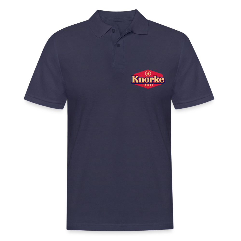 KNORKE lebt! - Männer Poloshirt - Navy