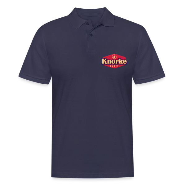 KNORKE lebt! - Männer Poloshirt - Navy