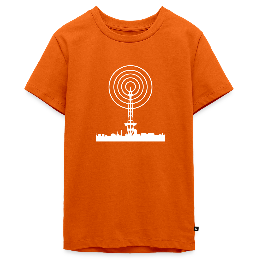 Funkturm im fokus - Teenager Premium T-Shirt - Orange