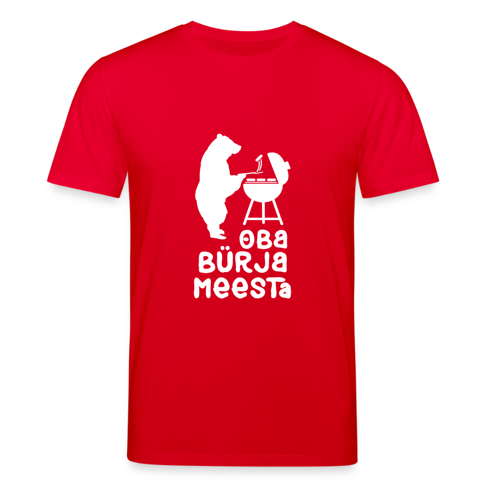 Bürjameesta - Unisex Bio T-Shirt - Rot